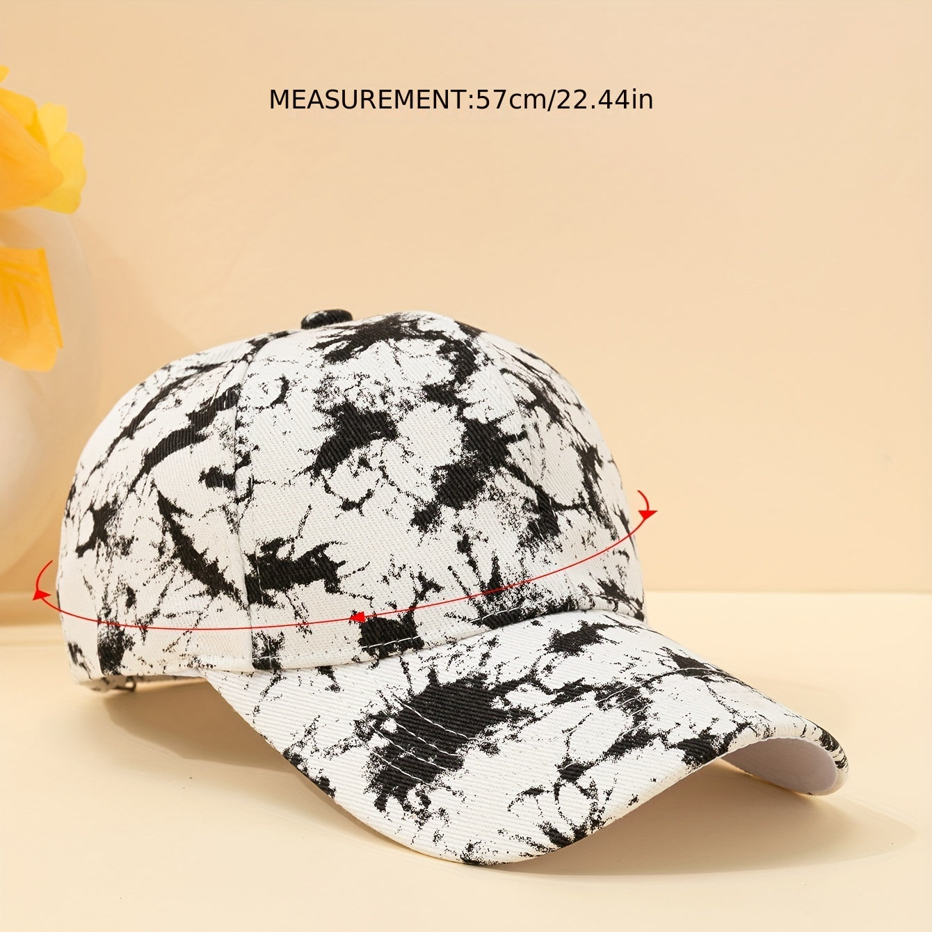 Men's Graffiti Tie Dye Baseball Cap