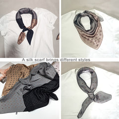 Gentleman Retro Silk Scarf Square Scarf