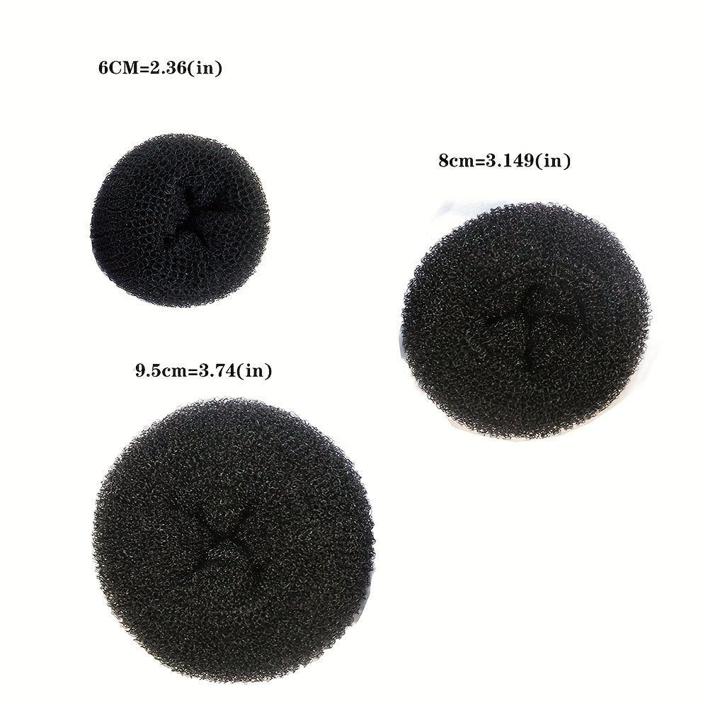 3pcs Bun Maker Hair Ornaments Easy Bun Hair Tool