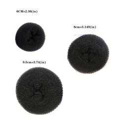 3pcs Bun Maker Hair Ornaments Easy Bun Hair Tool