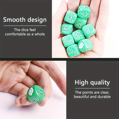5pcs Essential Dices For Party Multiplayer Fun