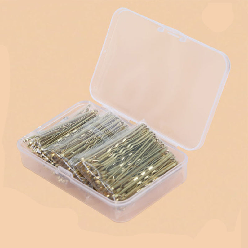 200 Blonde Hair Pins Hairpins With Box For Women Lady Girls Hair Pin