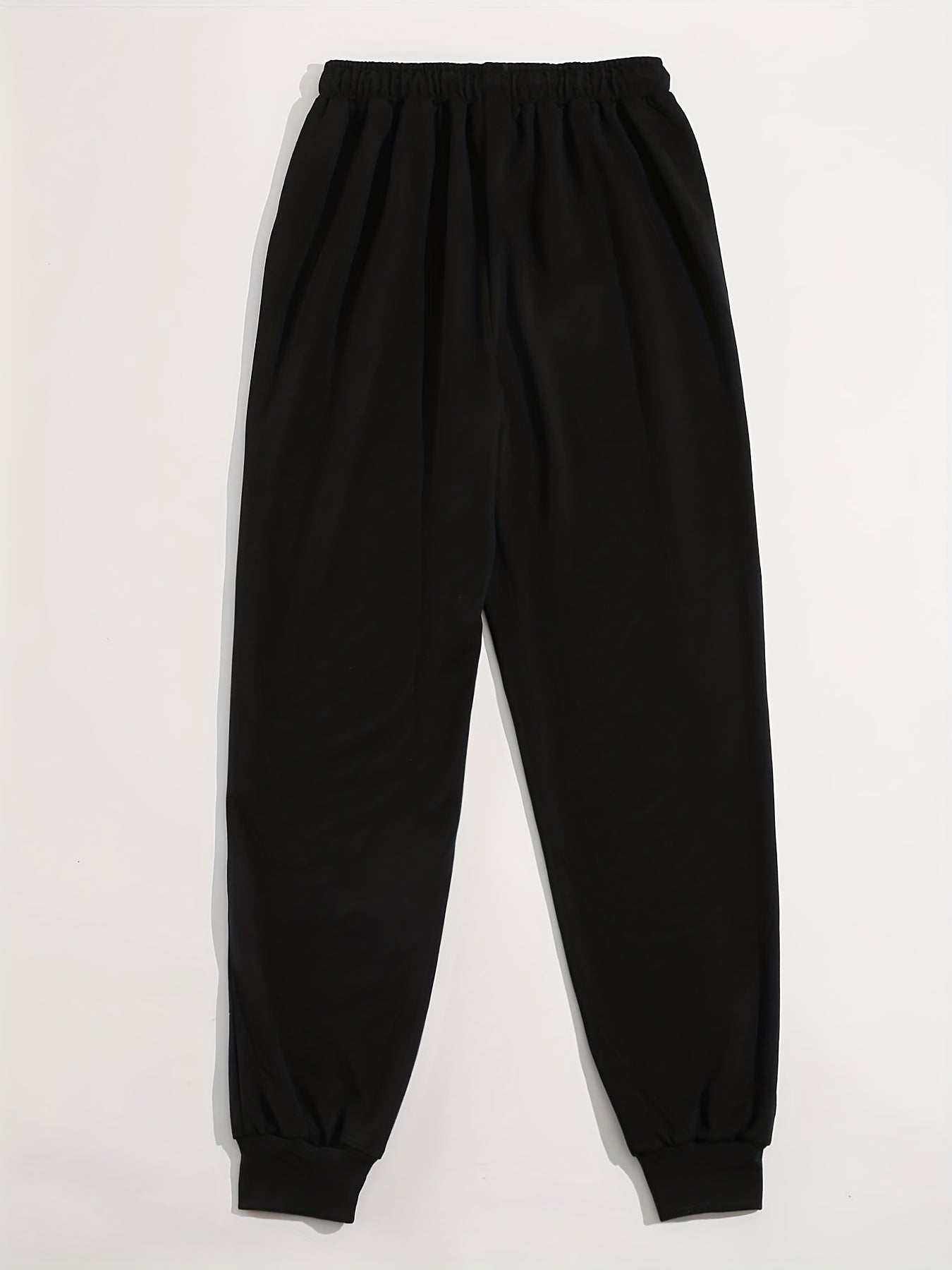  Casual Sports Sweatpants Women's Plus Letter Print
