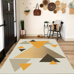 Nordic Geometric Triangular Carpet - Anti Slip