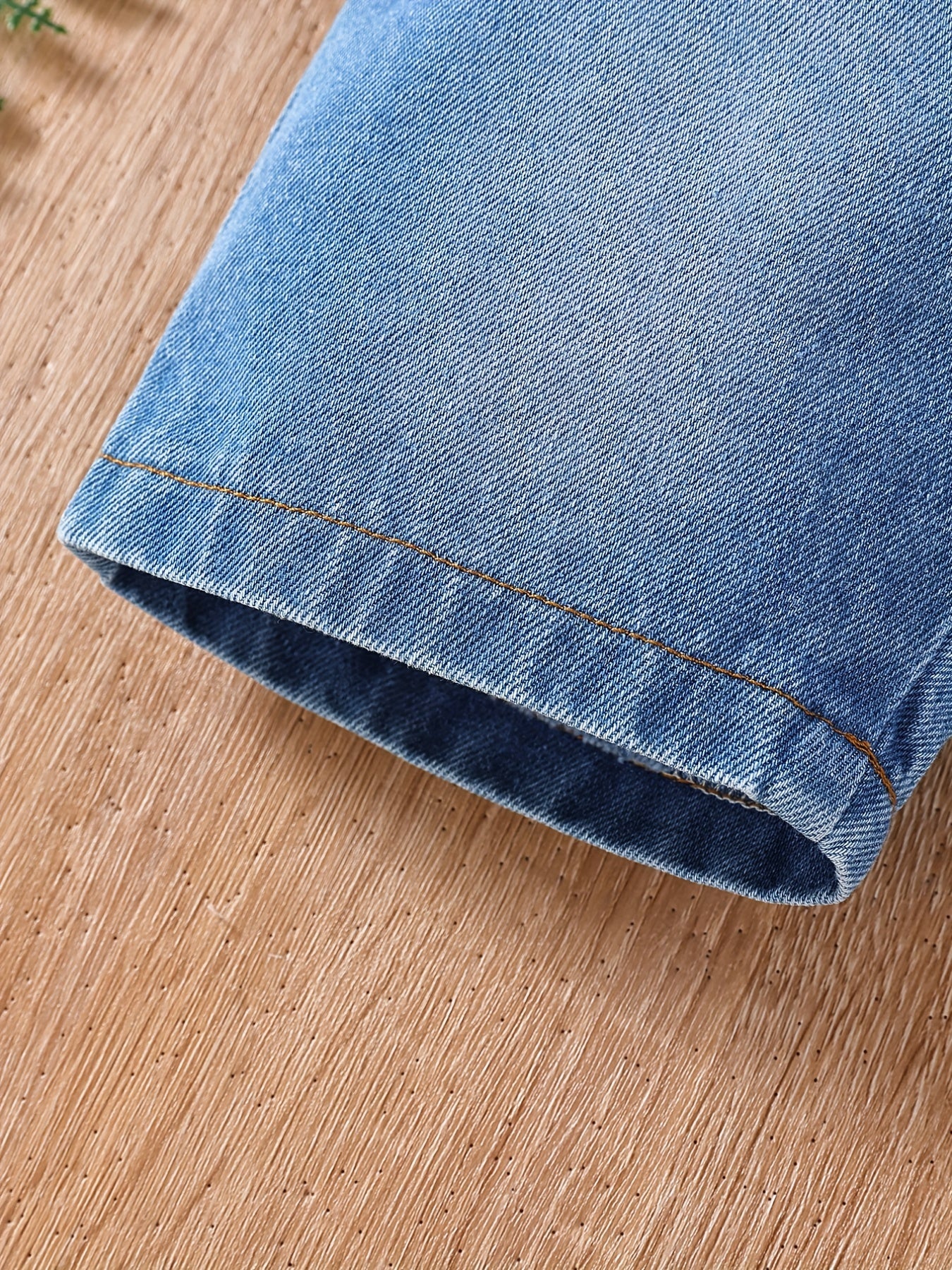 Girls Button Pocket Washed Denim Shorts Summer Clothes