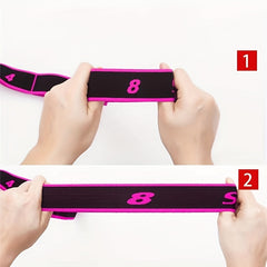 Yoga Resistance Band with 20-32cm Rings Home Gym Stretch Belt