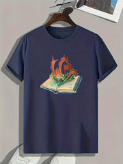 Men's Printed Graphic T-Shirt for Summer