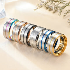 Men's Stainless Steel Ring for Casual Wear