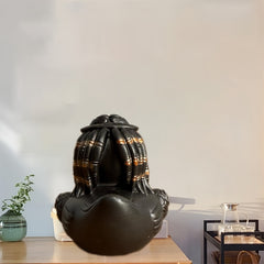 Whimsical Evil Duck Resin Figurine Desk Decor