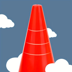 Traffic Roller Skating Set with Cones and Stakes