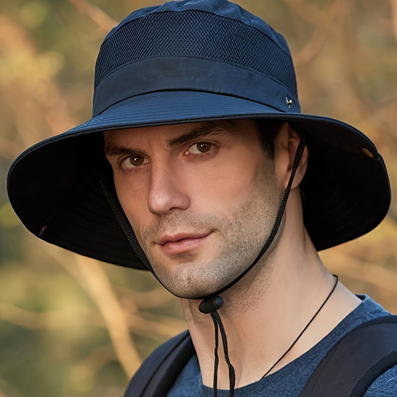 Men's Sun Hat UPF 50 Wide Brim Bucket Hat Outdoor Fishing Hiking Hats