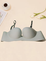 Comfortable Wireless T-shirt Bra Solid Glossy Women's Lingerie