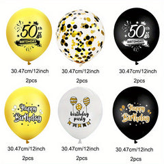 Happy Birthday Balloons Air Globs Party Decoration Adult 30 40 50 60