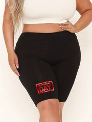  Independence Biker Shorts High Rise Casual