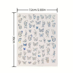 Butterfly Nail Art Stickers 3D Self Adhesive Nail Art Decals