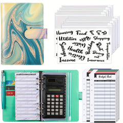 A6 Binder Notebook Budget Binder Zip Envelopes Expense Sheets