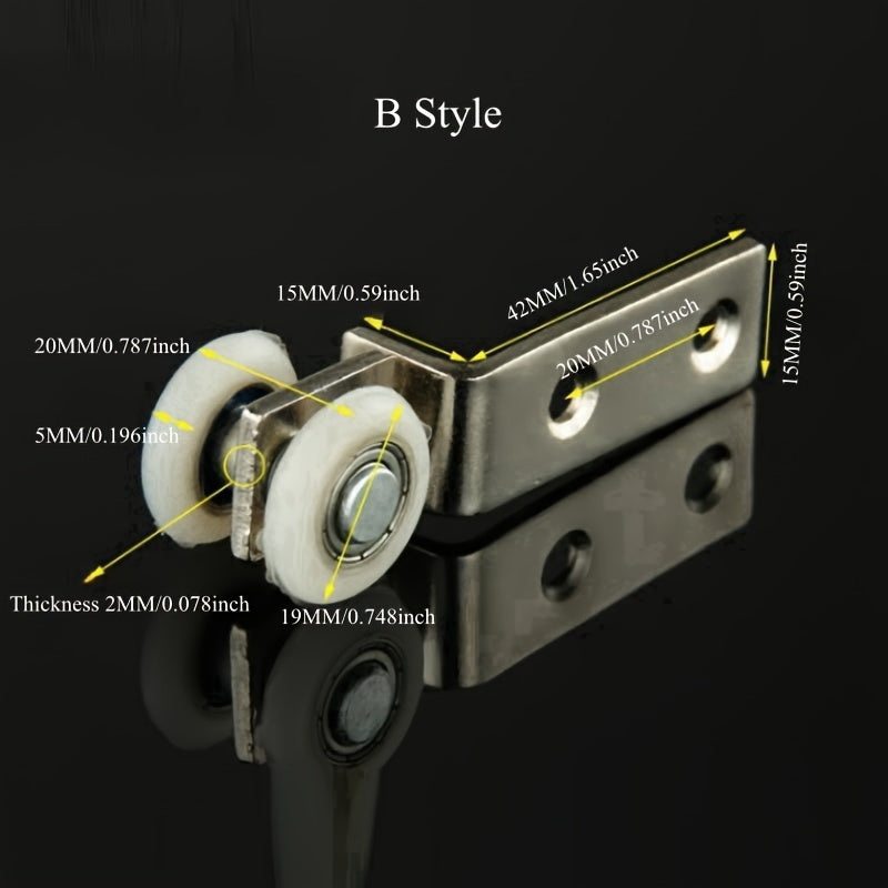 Home Decoration Pulley Accessory Small Crane Bearing Curtain Slide Door Pulley