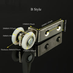 Home Decoration Pulley Accessory Small Crane Bearing Curtain Slide Door Pulley