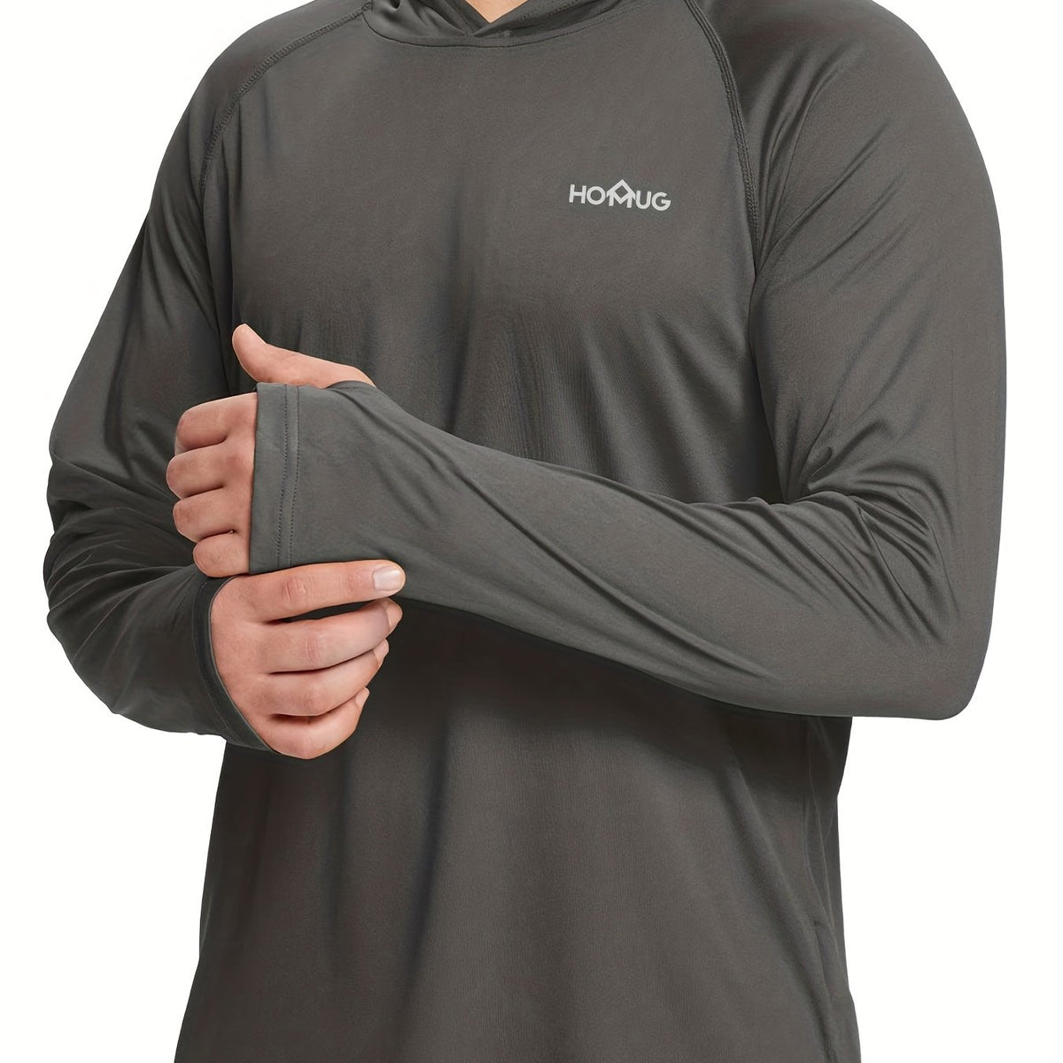 Men's UPF 50 Sun Protection Hoodie Long Sleeve SPF UV Quick Dry Lightweight