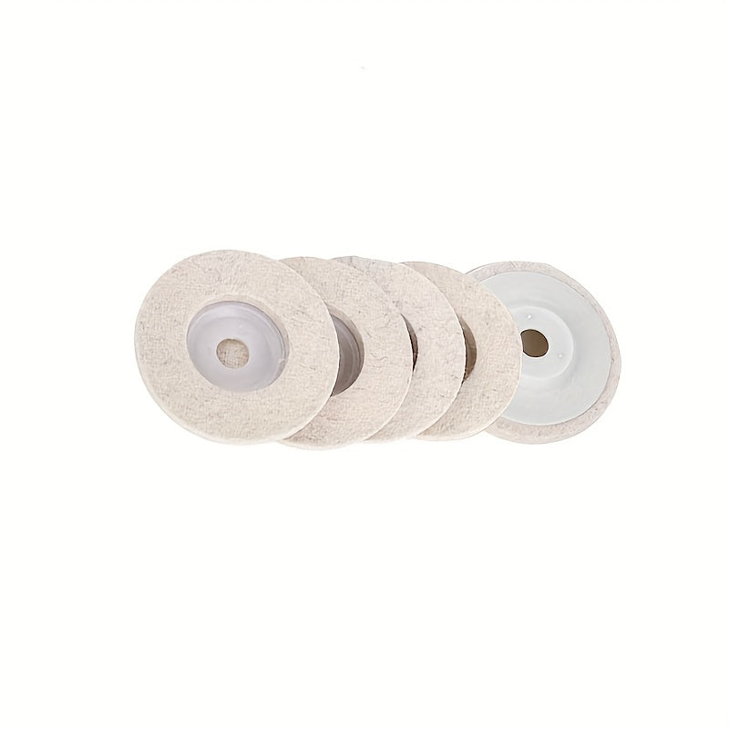 5pcs Wool Felt Polishing Wheel Disc Kit for 100 Angle Grinder