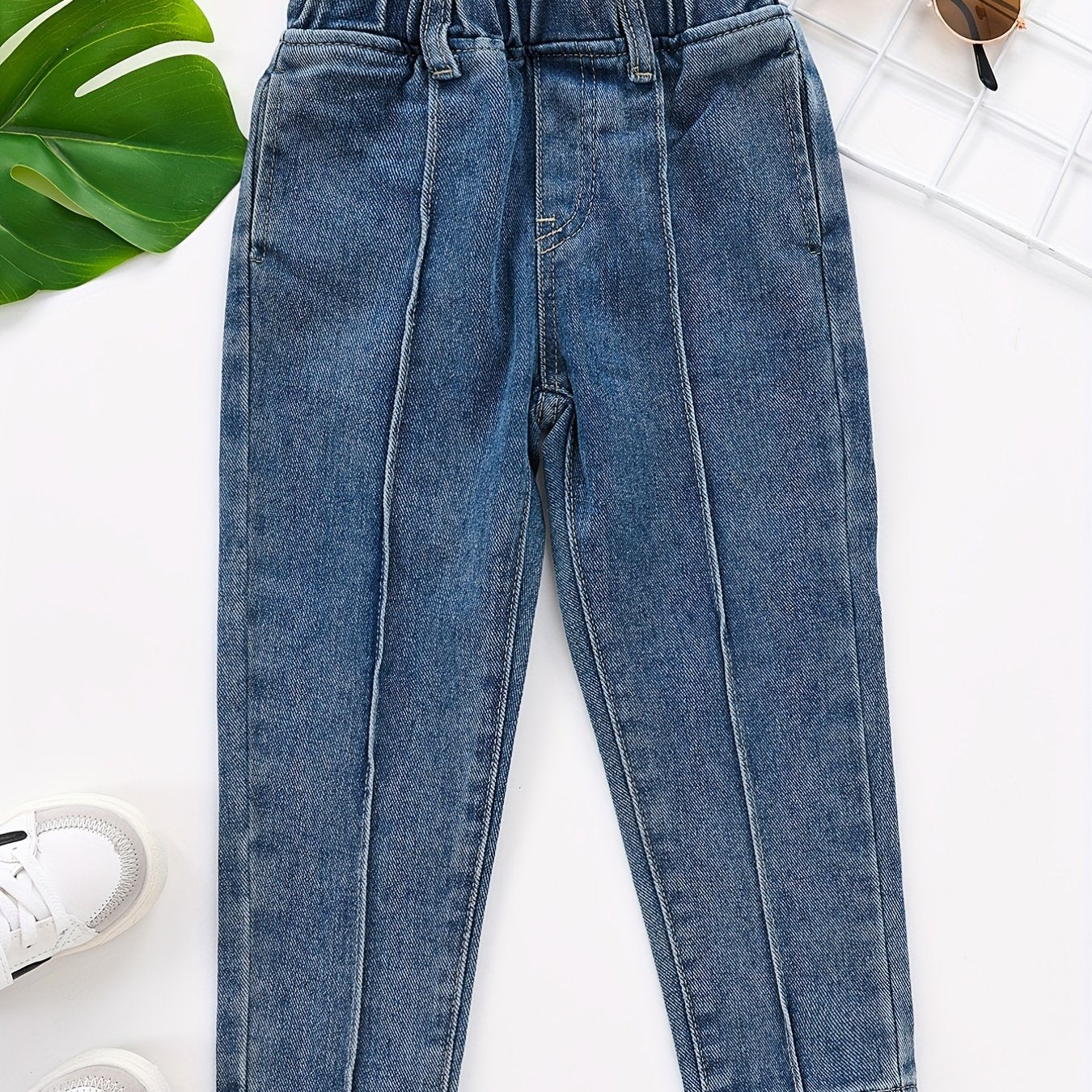 Boys Denim Long Pants with Pocket for Spring/Autumn