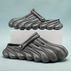 Men's Lightweight Comfy Clogs Hollow Out Non Slip Garden Shoes