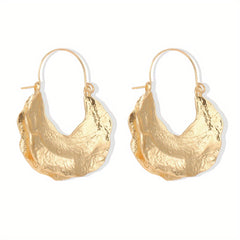 Vintage Alloy Drop Earrings Gothic Punk Statement Dangle Earrings
