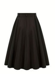 Women's Plus Colorblock Dot High Rise Maxi Skirt