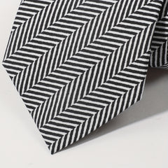 Men's Striped Jacquard Necktie Business Wedding Party Gift