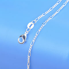 925 Sterling Silver Plate Chain Collar Necklace for DIY Jewelry