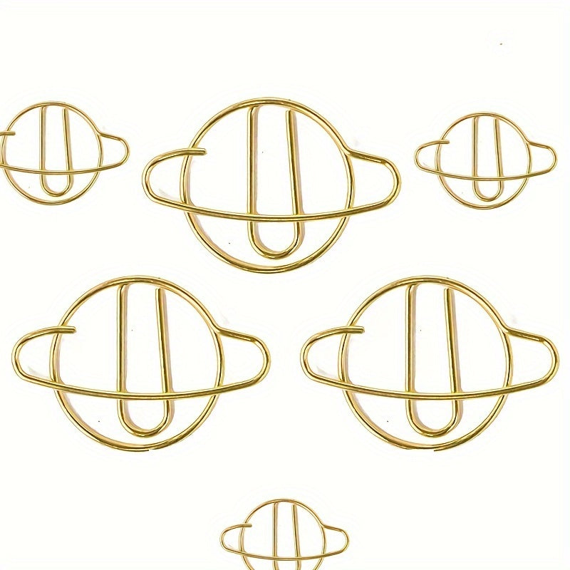 Paper Clip Creative Bookmark Metal Cartoon Pin Journal Clip Stationery