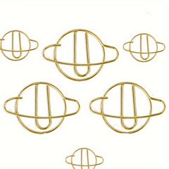 Paper Clip Creative Bookmark Metal Cartoon Pin Journal Clip Stationery