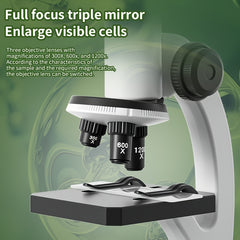 Educational Microscope with 200X 1200X Magnification Ideal Gift