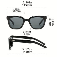 Square Sunglasses Star Decor Anti Glare UV400