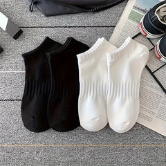 4 Pairs Comfy Solid Socks for Women