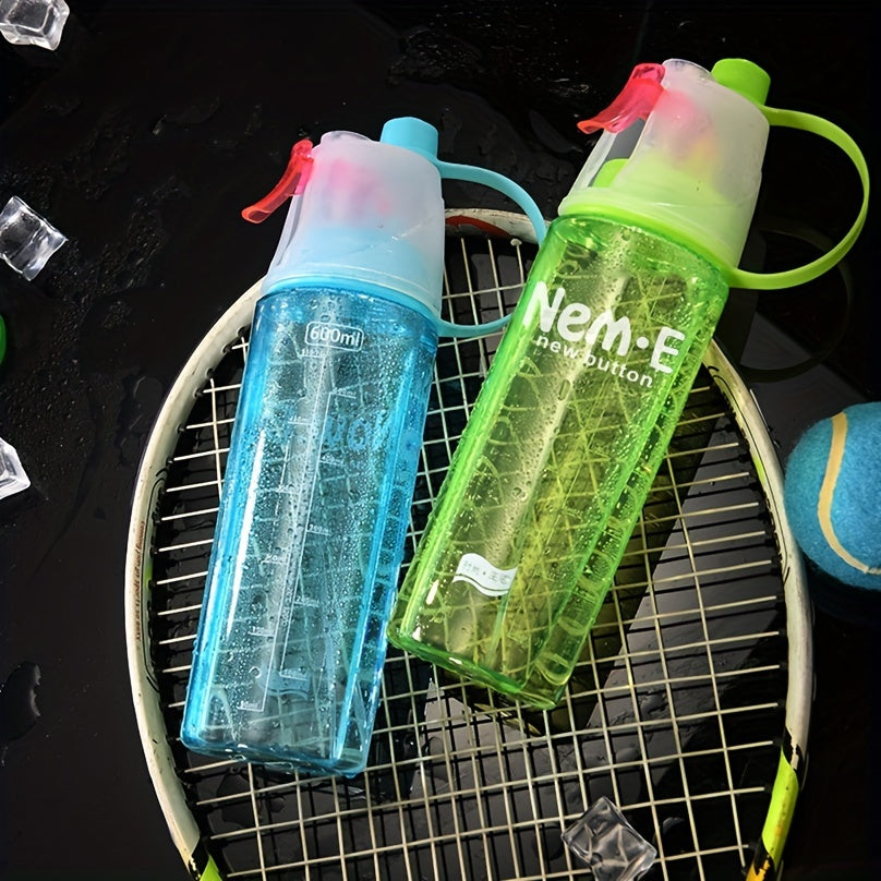 600ml Portable Spray Water Cup for Outdoor Sports
