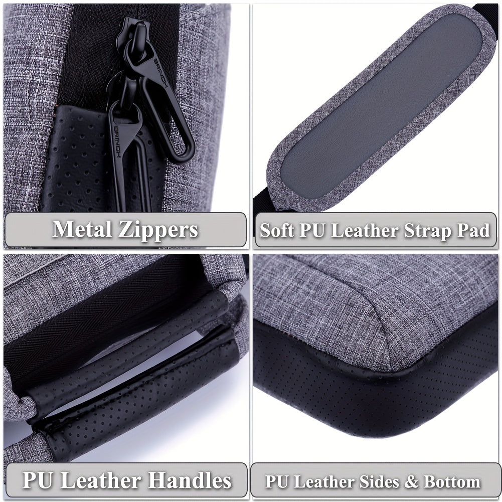 Multifunctional 62cm Crossbody Laptop Bag Briefcase for Notebook Tablet