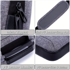 Multifunctional 62cm Crossbody Laptop Bag Briefcase for Notebook Tablet