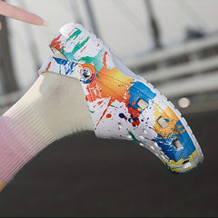 Women's Graffiti Clogs Closed Toe Slip On Slide Shoes