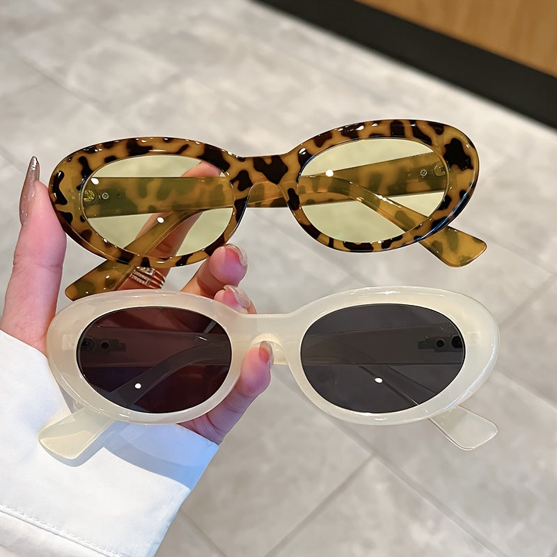 Boho Classic Oval Sunglasses Sunscreen Glasses Unisex Shades