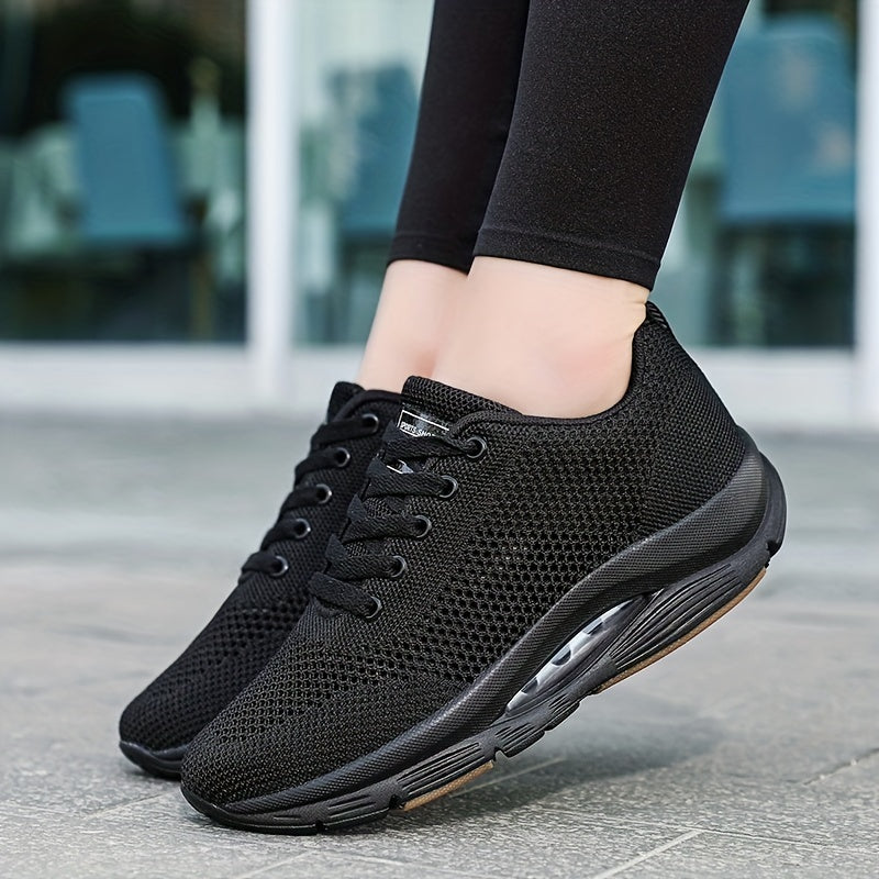 Women's Air Cushion Wedge Sneakers Non slip Comfortable Walking Shoes