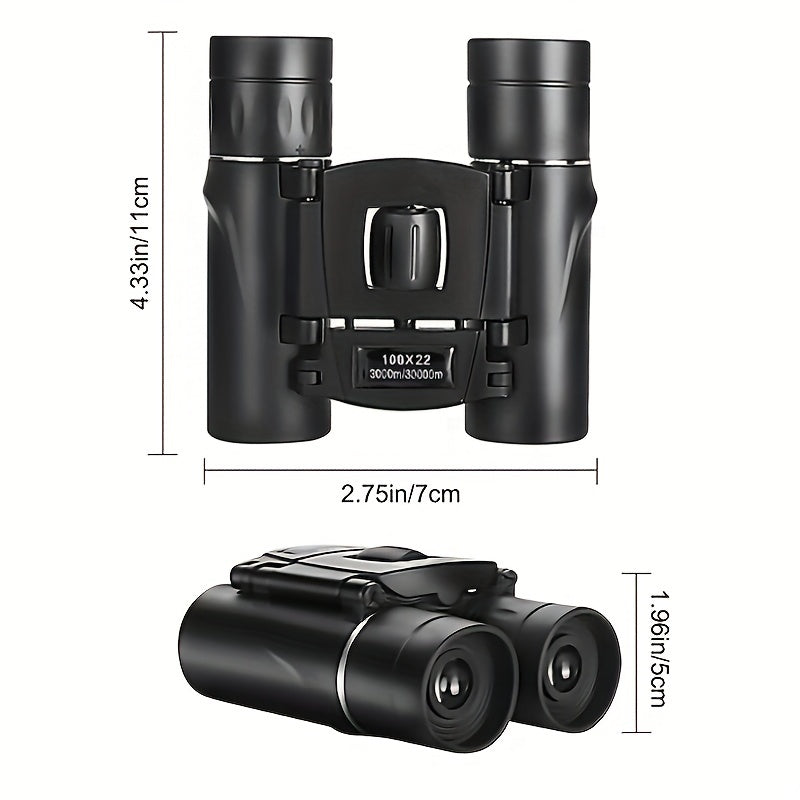 100x22 HD Telescope 30000m Phone Binoculars High Magnification BAK4 Micro Night