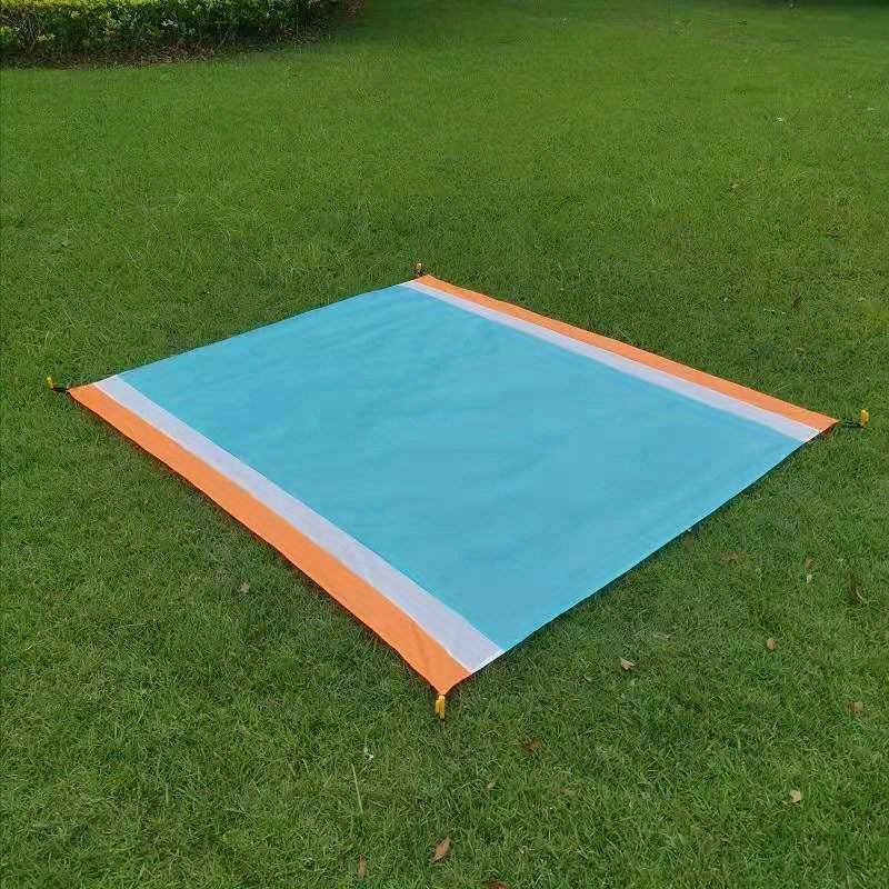 Portable Camping Nylon Picnic Mat Waterproof Plaid Beach Mat