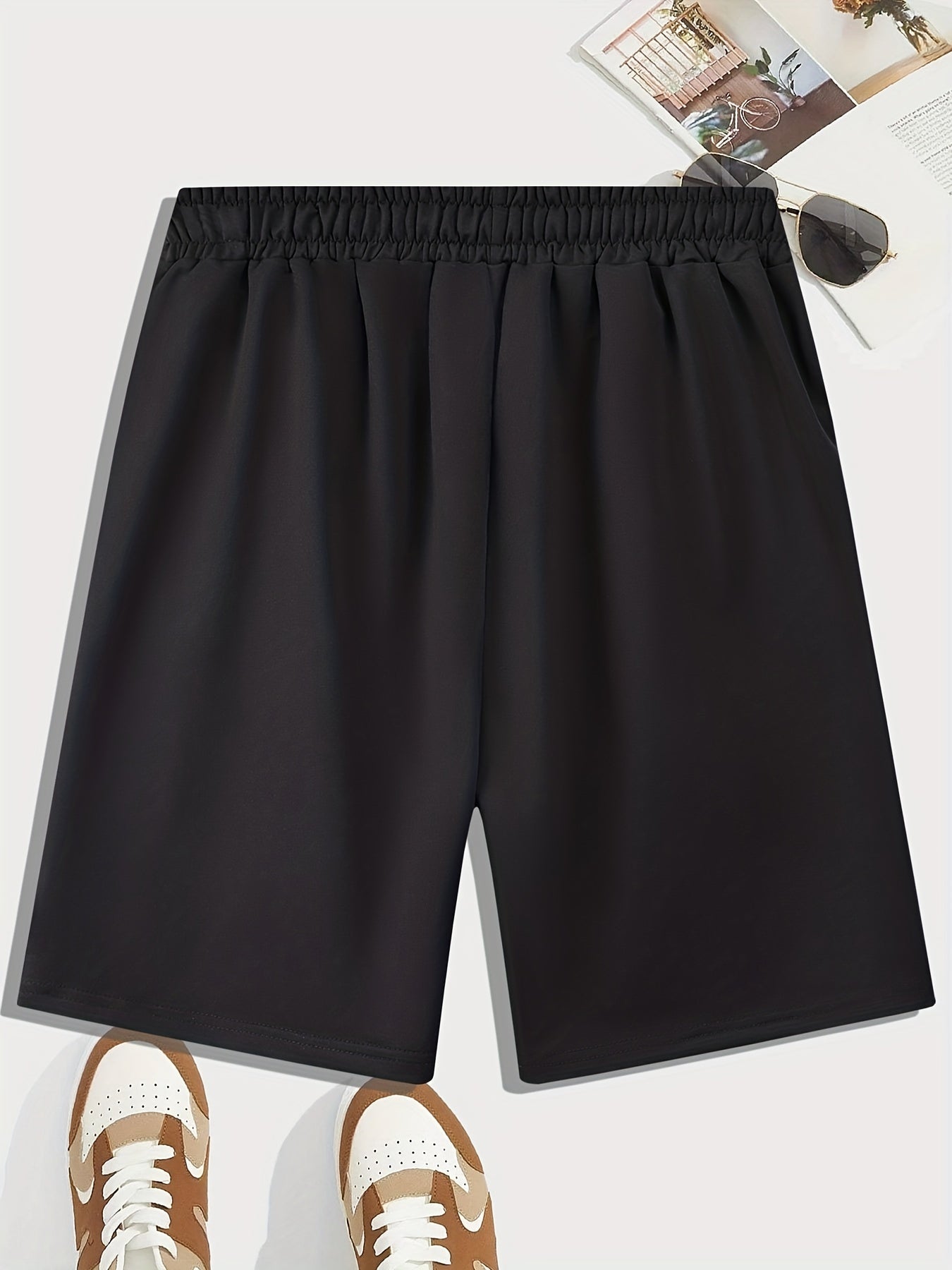 Men's Drawstring Waist Shorts for Summer Beach Resort