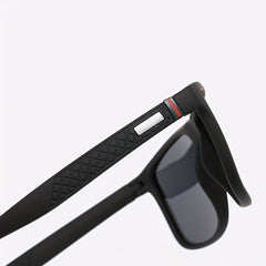 Men's Vintage Square Frame Sunglasses Polarized Driving Sun Glasses