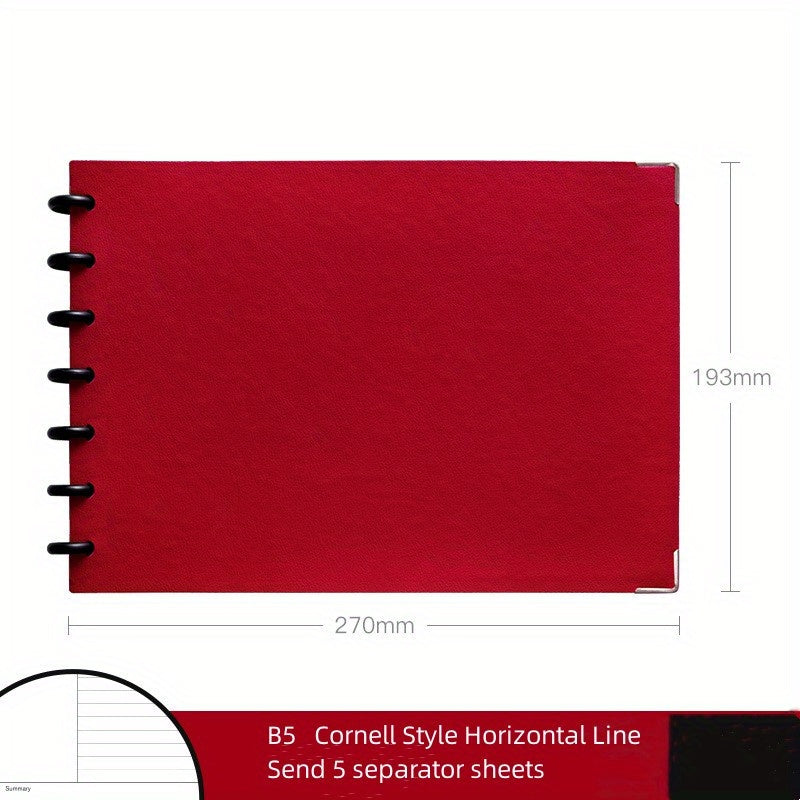 Creative Soft Leather Mind Map Book