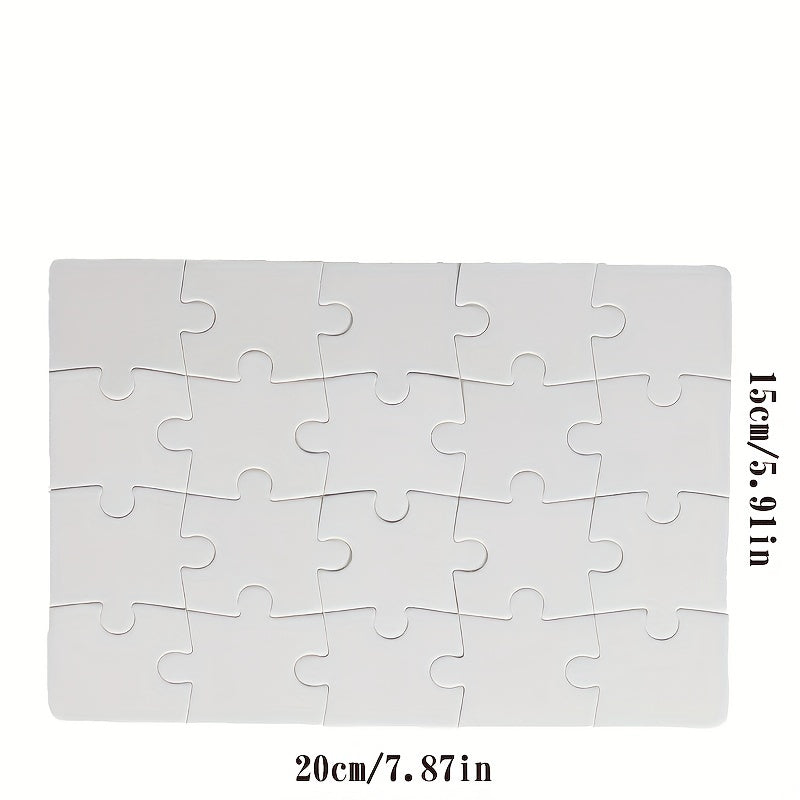 10 Sheets Blank Sublimation Puzzle for Boys and Girls DIY Craft Decoration