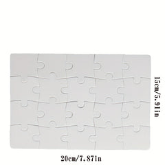 10 Sheets Blank Sublimation Puzzle for Boys and Girls DIY Craft Decoration