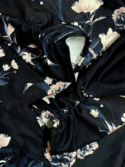  Floral Blazer Women's Shawl Collar Blouse