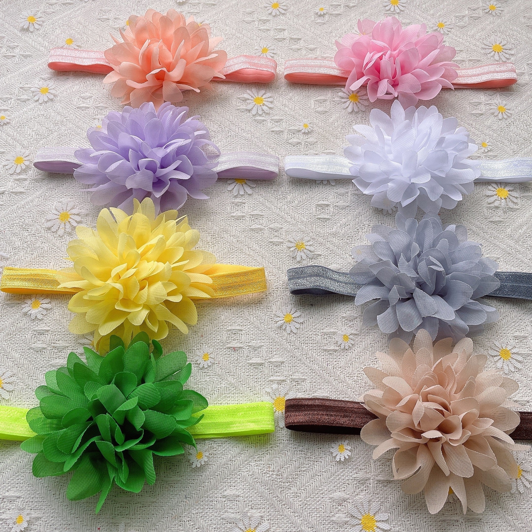 Candy Flower Headband for Baby Girls Newborn